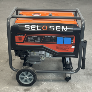 Groupe électrogène portable à essence SELOSEN 8Kw 10Kw 10Kva 5Kw 6Kw avec roues robustes et poignée pour alimentation de secours domestique - Product Image 1