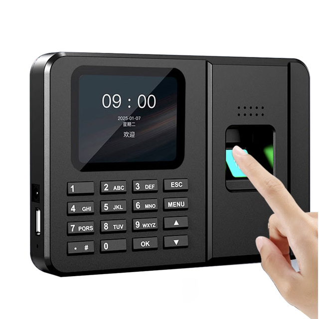 Advanced Large User Fingerprint Time Recorder Attendance Machine for Efficient Staff Management and Secure Access Control