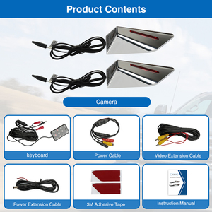 Telecamera Laterale Multifunzione Regolabile PJAUTO per Auto Passeggeri - Product Image 6