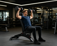 Banc de musculation robuste en acier réglable, banc d'entraînement multi-angles avec rembourrage en PU, banc de fitness durable pour l'entraînement de force