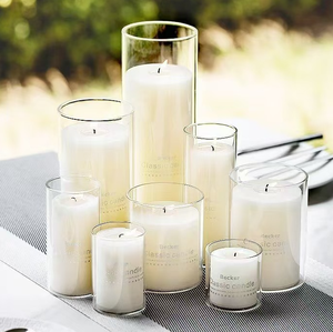 <span class=keywords><strong>Barato</strong></span> soplado a mano resistente al calor Pilar de cristal transparente portavelas jarrones cilíndricos para velas de Pilar delgadas centro de mesa de boda - Product Image 2