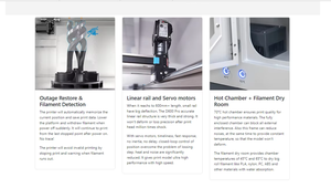 Impresora 3D Creatbot D600 Pro con Tecnología de Control de Cámara, 600*600*600mm, Totalmente Cerrada, Económica y Confiable, de Gran Tamaño - Product Image 5