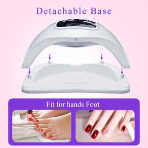 Lampe à ongles UV LED 280W, 66 perles, lumière rouge, séchoir à vernis gel, marque privée, machine de manucure pour salon - Product Image 3