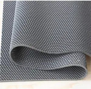 High Quality Non Slip S PVC Hollow Mat For Swimming Pool Anti-Oil And Water Repellent Floor Mat In Roll For Kitchen Mat