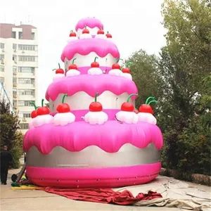Iklan selamat ulang tahun dekorasi pesta pernikahan Model kue ulang tahun tiup kue raksasa