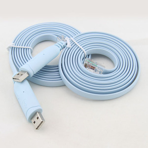 Câble de console plat adaptateur USB <span class=keywords><strong>RS232</strong></span> vers <span class=keywords><strong>RJ45</strong></span> de 10 pieds pour routeur Cisc0 FTDI - Product Image 2