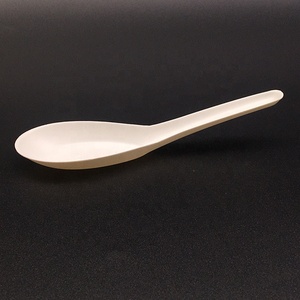 ช้อนซุปแบบใช้แล้วทิ้งสีขาวแบบใช้แล้วทิ้งที่สามารถย่อยสลายได้และย่อยสลายได้ตามธรรมชาติขนาด4.5นิ้ว - Product Image 2