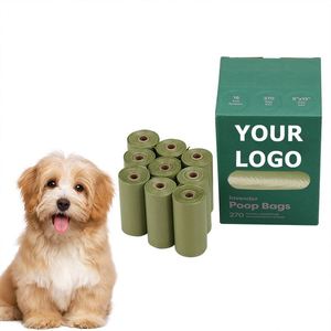 Wholesale Biodegradable Corn Starch Waste Bag Leak-Proof Trash Bag Extra Thick and Strong Gog Poop Bag - Product Image 5