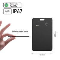 Pelacak Posisi Perangkat Anti Hilang Sistem Ganda Google Android iOS, Pencari Lokasi, Pelacak Dompet GPS Pintar, Kartu Pelacak