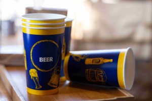 Gobelets en papier jetables à paroi simple de 8 oz et 90 mm de diamètre pour distributeurs automatiques, vente en gros, qualité alimentaire, boissons chaudes et froides - Product Image 2