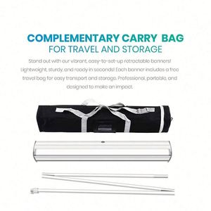 ป้ายแบนเนอร์งานแต่งงานแบบดึงขึ้นได้ ป้ายแบนเนอร์พิมพ์ดิจิทัล ป้ายโรลอัพพร้อมขาตั้ง ป้ายต้อนรับงานแต่งงาน - Product Image 2