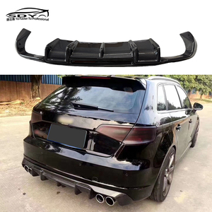 Diffusore Posteriore in Fibra di Carbonio Stile RS di Alta Qualità per <span class=keywords><strong>Audi</strong></span> <span class=keywords><strong>A3</strong></span> Sline S3 8V Wagon - Product Image 2