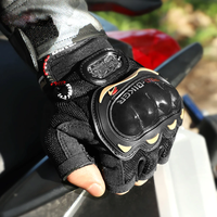 Sarung Tangan Balap Motor Sarung Tangan Pendek Sepeda Motor Sarung Tangan Musim Panas Motocross Motorbike Breath Mesh Layar Sentuh Sarung Tangan Balap