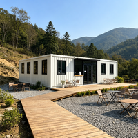 Maison modulaire préfabriquée de luxe de 40 pieds, design intérieur personnalisé avec 3, 4 ou 5 chambres et mobilier complet pour la vie de famille
