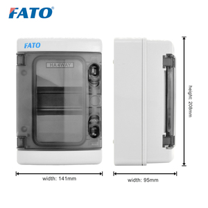 Fato IP65 4 cách IP65 đánh giá không thấm nước nhựa hộp phân phối với <span class=keywords><strong>DIN</strong></span> rails núi cho hộ gia đình - Product Image 6
