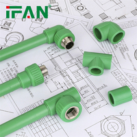 Échantillon Gratuit IFAN - Raccords PPR pour Plomberie, Tuyaux PPR, Raccords à Emboîtement, Coude, Té, Manchon, Raccords d'Eau PPR