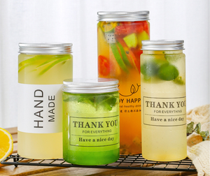 Biểu Tượng Tùy Chỉnh 8Oz 12Oz 16Oz 24Oz Vuông Tròn Nhựa Rỗng Chai Nước Trái Cây Pet 350Ml 400Ml 500Ml Chai Nước Giải Khát Với Mũ - Product Image 5