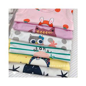 Nouvel ensemble gilet et short en coton tissé pour filles et garçons de 1 à 8 ans – Vêtements d'été sans manches pour enfants - Product Image 3