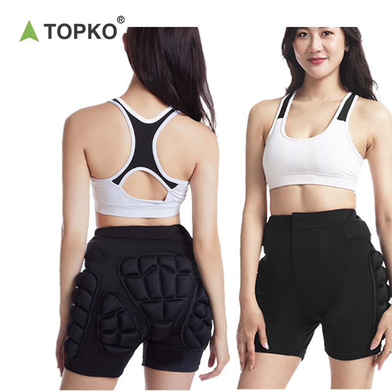 TOPKO High Quality Skiing Hip Protection Shorts for Ski Skiing Snowboarding Skating Protective Hip Pad