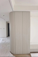Kazakhstan Nouveau design Panneau mural WPC Grille rotative flexible en bois massif Panneau mural étanche pour salle de sport en plein air incurvé