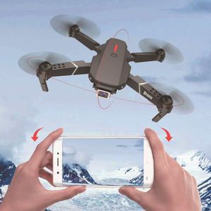 E88 PRO Folding <strong>Drone</strong> Toy <strong>4K</strong> Dual <strong>Camera</strong> Cross-Border With LED Backlight for Beginners and Mini Remote Dron - Product Image 4