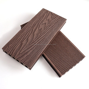 Venta caliente impermeable fácil instalación Wpc decking al aire libre wpc <span class=keywords><strong>pisos</strong></span> de madera y plástico compuesto decking tablones - Product Image 5