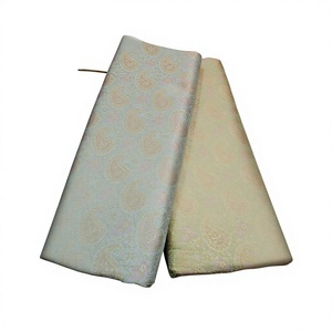 Tela de Seda Jacquard Brocada de Alta Calidad, Ecológica y Resistente a las Arrugas, para Prendas Étnicas Femeninas, Saree, Blusa, Lehenga, Dupatta - Product Image 1