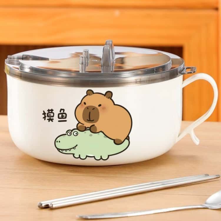 17cm Drainable Instant Noodle Bowl [Moyu] Tableware