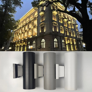 Applique murale LED moderne intérieur extérieur hôtels centres de villégiature base en aluminium étanche cote IP65 utilisation dans la rue installation murale - Product Image 3