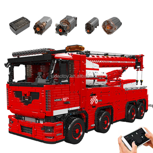 Nouveau <span class=keywords><strong>jouet</strong></span> Mould <span class=keywords><strong>King</strong></span> 19008s compatible MOC APP, camion grue motorisé, grand ensemble de blocs de construction pour garçon - Product Image 1