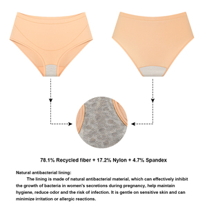 Shanhao Culotte anti-fuite post-partum pour <span class=keywords><strong>femme</strong></span> Culotte écologique pour <span class=keywords><strong>femme</strong></span> <span class=keywords><strong>enceinte</strong></span> Culotte de période modale en Tencel pour <span class=keywords><strong>femme</strong></span> - Product Image 6