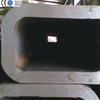 Tube carré en acier soudé ERW Q235B, section structurelle creuse ASTM A500 Grade B pour la construction, les machines et la fabrication
