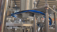 Machine automatique de remplissage de gobelets et de scellage de films préformés/enroulés 2 en 1 pour granulés/popcorn/farine de maïs