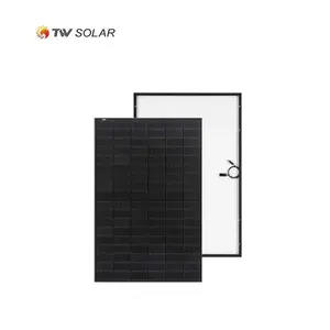 通威1层TW太阳能单面模块TWMPD-54HS400-420W全黑太阳能电池板405wp现货