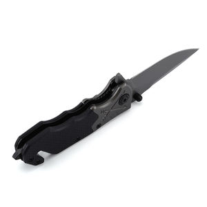 سكين Bochen التكتيكي القابل للطي بطول 16.5 سم مطلي بالتيتانيوم بمقبض G10، سكين جيب للتخييم في الهواء الطلق، قاطع حزام، أداة إنقاذ للدفاع عن النفس - Product Image 4