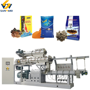 Tornillos dobles automáticos, fabricante de pellets de alimentación de pescado, máquina extrusora de plantas - Product Image 1