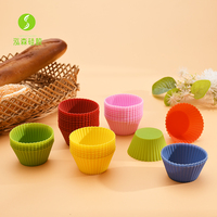 Moule de cuisson en silicone écologique personnalisé, diverses formes, pour tartelettes, puddings, muffins et cupcakes – Vente en gros