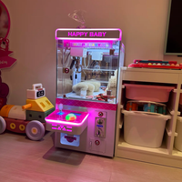 Mini machine à griffes à monnayeur pour jouets et poupées, petite machine de griffes d'arcade d'intérieur pour centre de jeux pour enfants