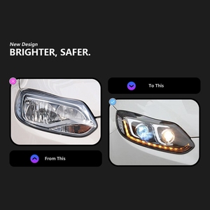 <span class=keywords><strong>Precio</strong></span> Competitivo para Faros Delanteros Ford <span class=keywords><strong>Focus</strong></span> 3 2012-2014, Conjunto de Faros LED con Lente de Proyector, Luz Direccional Secuencial - Product Image 3