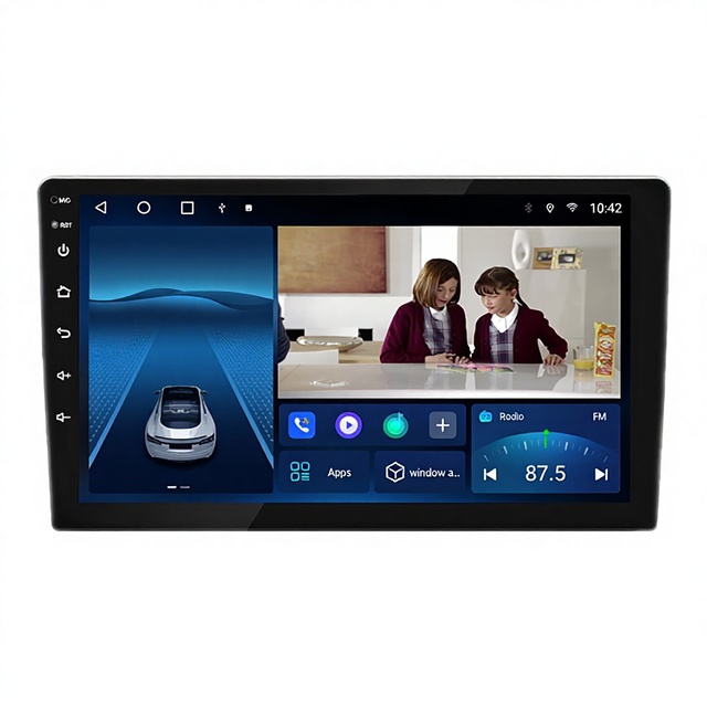 Car GPS Navigation RAM 4+64G Android Radio With 4K 1080P Screen AHD Camera Carplay RK3326 4 Cores Android Version 18