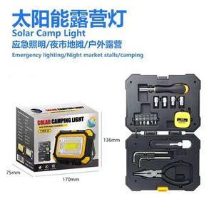 Portable Solar Camping <b>Light</b> LED Rechargeable Lithium Battery CE Certified <b>Emergency</b> Lighting Outdoor Use - Product Image 4
