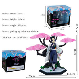 Fábrica Anime demonio capa personajes de dibujos animados adornos artesanales lindo Nezuko Tanjirou Kochou <span class=keywords><strong>Shinobu</strong></span> figura de Anime - Product Image 3