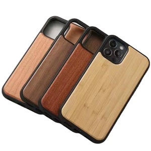 Esclusiva custodia protettiva antiurto in vero legno naturale per <span class=keywords><strong>iPhone</strong></span> 11 12 12 13 15 16 17 Plus Pro Max custodia per telefono - Product Image 6