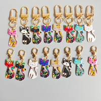 Porte-clés chat, porte-monnaie, pour clés de voiture, cadeaux pour amoureux, femmes, filles, breloques, modèle de porte-clés, commerce extérieur, petits sacs légers, petits cadeaux, en stock