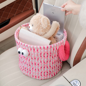 Organisateur de rangement pliable en polyester pour voiture, bac de rangement multifonctionnel pour coffre de SUV, fourgonnette, ou côté passager avant, pour collations - Product Image 4