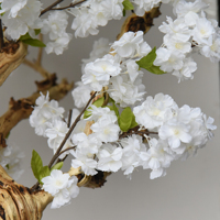 Künstlicher Kirschblüten-Bonsai Realistischer Rosa Künstlicher Sakura-Baum für Innen-/Außendekoration, Hochzeits-Tischdekoration & Partys