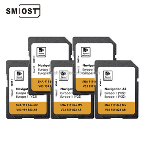 Tarjeta de Memoria SD SMIOST de 32 GB con Navegación GPS para Coche, Detector de Velocidad, CID para VW <span class=keywords><strong>AS</strong></span> V22 Europa 4motion Tiguan - Product Image 1