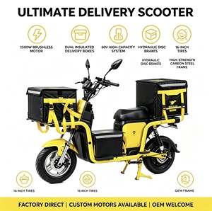 La Fábrica Ofrece Bicicletas Eléctricas <span class=keywords><strong>de</strong></span> <span class=keywords><strong>Carga</strong></span> <span class=keywords><strong>de</strong></span> Alta Potencia <span class=keywords><strong>de</strong></span> 1500W con Cajas <span class=keywords><strong>de</strong></span> Entrega Dobles, Ideales <span class=keywords><strong>para</strong></span> Servicios <span class=keywords><strong>de</strong></span> Entrega <span class=keywords><strong>de</strong></span> Alimentos - Product Image 1