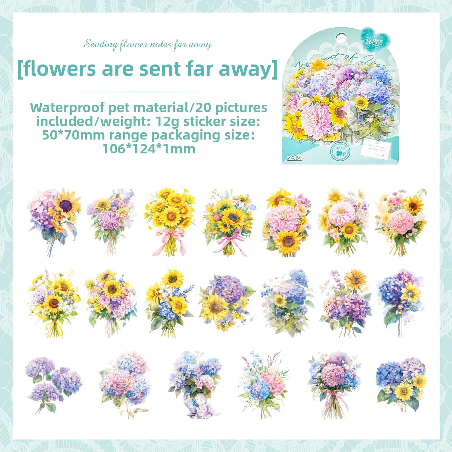 E Floral Notes Sent Afar