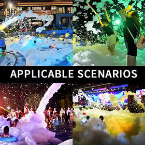 Machine à mousse Machine à bulles <span class=keywords><strong>de</strong></span> neige Disco Dj Event Parties Stage LED Moving Head Light Contrôle manuel Jet Machine à mousse Party - Product Image 5